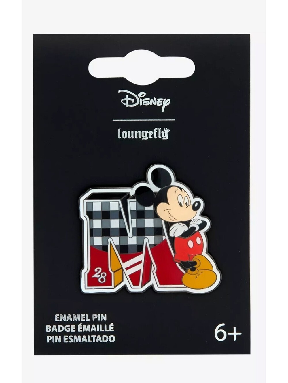 Loungefly Disney Mickey Mouse Varsity Letter Enamel Pin